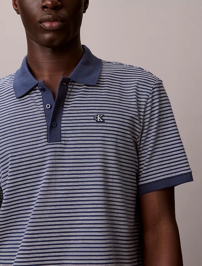 Varsity Çizgili Polo Gömlek Varsity Çizgili Polo Gömlek
