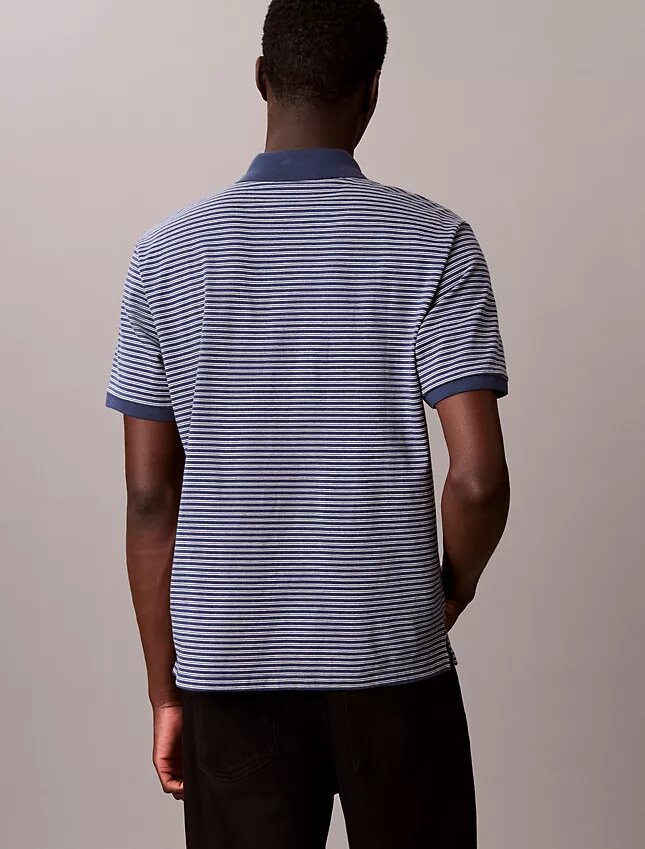 Varsity Çizgili Polo Gömlek Varsity Çizgili Polo Gömlek