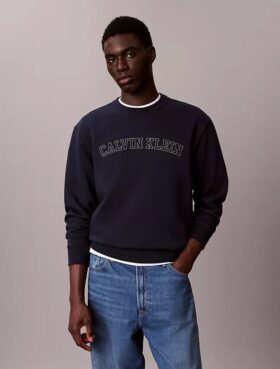 Varsity Logo Grafikli Polar Sweatshirt