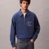 Varsity Monogram Logolu Çeyrek Fermuarlı Sweatshirt Varsity Monogram Logolu Çeyrek Fermuarlı Sweatshirt