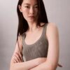 Viskon Karışımlı Ribana Tank Top Viskon Karışımlı Ribana Tank Top