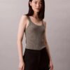 Viskon Karışımlı Ribana Tank Top Viskon Karışımlı Ribana Tank Top