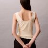 Viskon Karışımlı Ribana Tank Top
