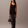 Viskon Saten Tank Top