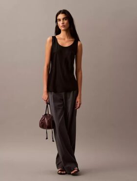 Viskon Saten Tank Top Viskon Saten Tank Top