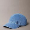 Yıkanmış Denim Nakışlı Logo Beyzbol Şapkası Yıkanmış Denim Nakışlı Logo Beyzbol Şapkası