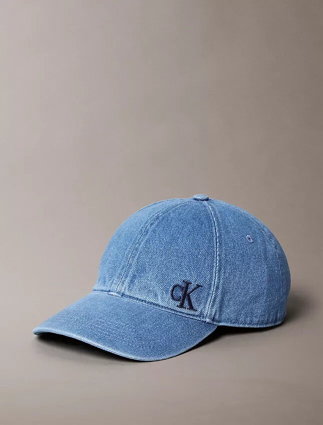Yıkanmış Denim Nakışlı Logo Beyzbol Şapkası Yıkanmış Denim Nakışlı Logo Beyzbol Şapkası