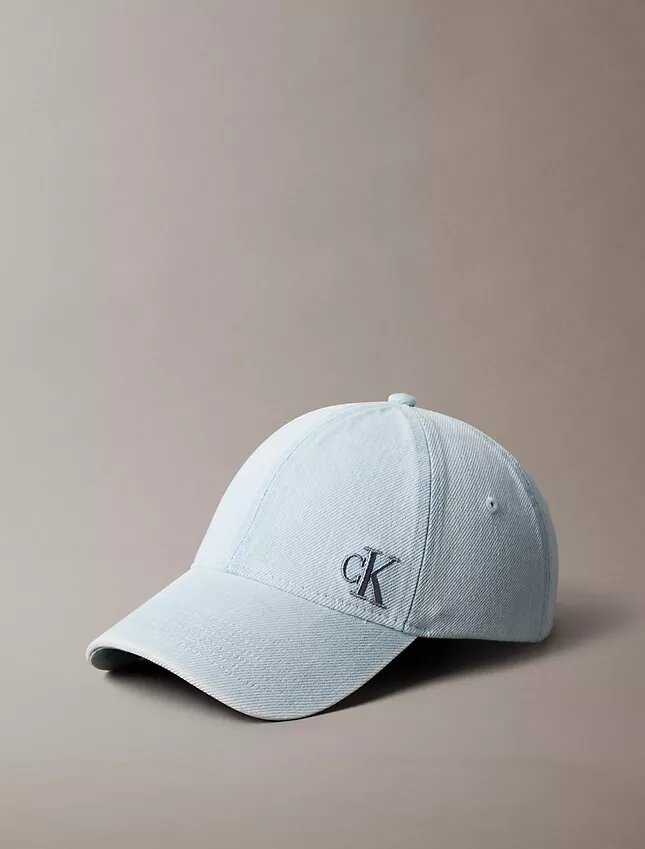Yıkanmış Denim Nakışlı Logo Beyzbol Şapkası Yıkanmış Denim Nakışlı Logo Beyzbol Şapkası
