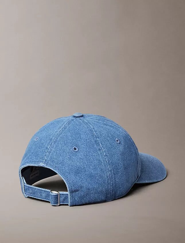 Yıkanmış Denim Nakışlı Logo Beyzbol Şapkası Yıkanmış Denim Nakışlı Logo Beyzbol Şapkası