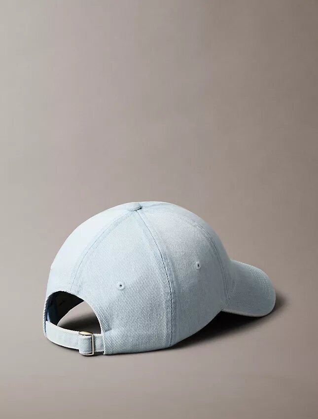 Yıkanmış Denim Nakışlı Logo Beyzbol Şapkası Yıkanmış Denim Nakışlı Logo Beyzbol Şapkası