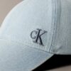 Yıkanmış Denim Nakışlı Logo Beyzbol Şapkası Yıkanmış Denim Nakışlı Logo Beyzbol Şapkası