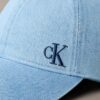 Yıkanmış Denim Nakışlı Logo Beyzbol Şapkası Yıkanmış Denim Nakışlı Logo Beyzbol Şapkası