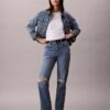 Yüksek Bel Düz Paça Jean Yüksek Bel Düz Paça Jean