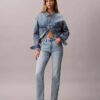 Yüksek Bel Düz Paça Jean Yüksek Bel Düz Paça Jean