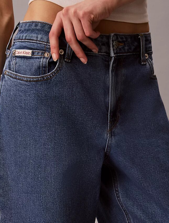 Yüksek Bel Düz Paça Jean Yüksek Bel Düz Paça Jean