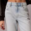 Yüksek Bel Düz Paça Jean Yüksek Bel Düz Paça Jean