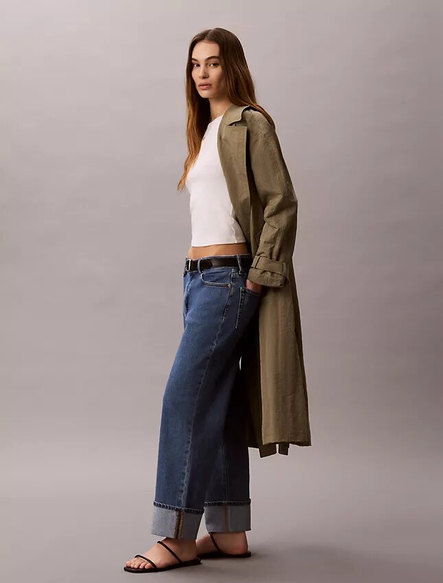 Yüksek Bel Düz Paça Jean Yüksek Bel Düz Paça Jean