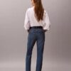 Yüksek Bel Düz Paça Jean Yüksek Bel Düz Paça Jean