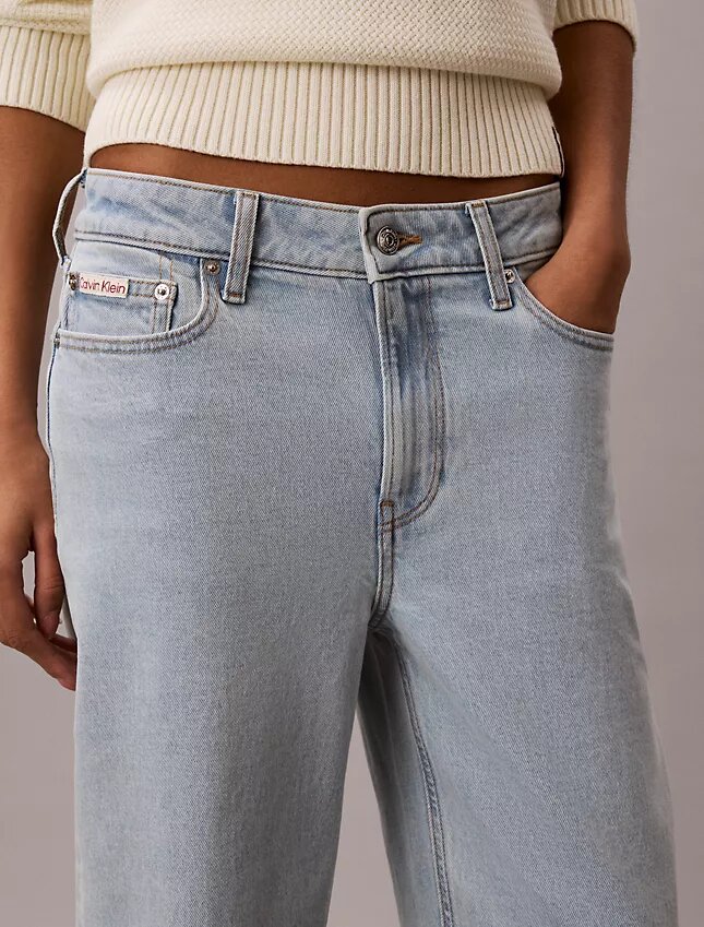 Yüksek Bel Düz Paça Jean Yüksek Bel Düz Paça Jean
