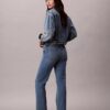 Yüksek Bel Düz Paça Jean Yüksek Bel Düz Paça Jean