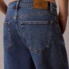 Yüksek Bel Düz Paça Jean Yüksek Bel Düz Paça Jean