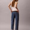 Yüksek Bel Düz Paça Jean Yüksek Bel Düz Paça Jean