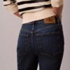 Yüksek Bel Kısaltılmış Geniş Paça Jean Yüksek Bel Kısaltılmış Geniş Paça Jean