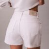 Yüksek Bel Midi Denim Şort Yüksek Bel Midi Denim Şort