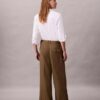 Yün Gabardin Geniş Paça Pantolon Yün Gabardin Geniş Paça Pantolon