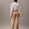 Yün Gabardin Karışımı Geniş Paça Pantolon Yün Gabardin Karışımı Geniş Paça Pantolon