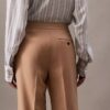 Yün Gabardin Karışımı Geniş Paça Pantolon Yün Gabardin Karışımı Geniş Paça Pantolon