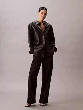 Yün Gabardin Karışımlı Pantolon
