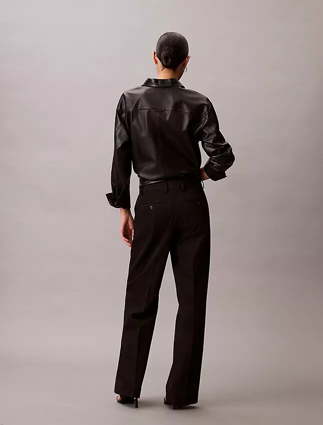 Yün Gabardin Karışımlı Pantolon Yün Gabardin Karışımlı Pantolon