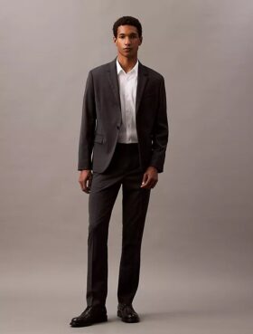 Yün Karışımlı Tek Düğmeli Blazer