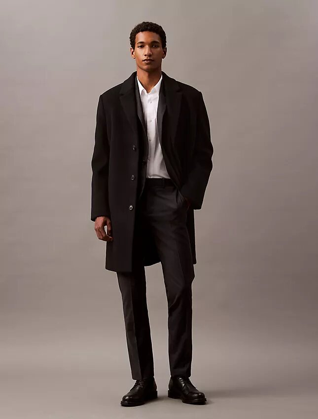 Yün Karışımlı Tek Düğmeli Blazer Yün Karışımlı Tek Düğmeli Blazer