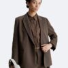Yün Twill Blazer