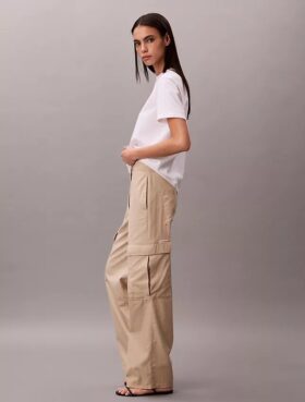 Yumuşak Twill Kargo Pantolon