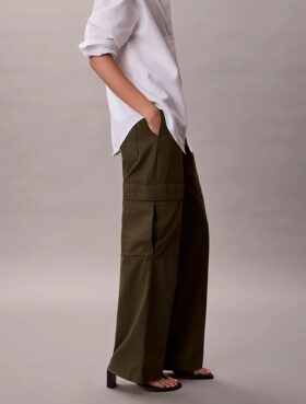 Yumuşak Twill Kargo Pantolon