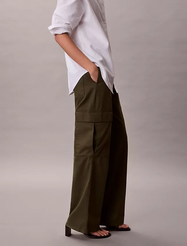 Yumuşak Twill Kargo Pantolon Yumuşak Twill Kargo Pantolon