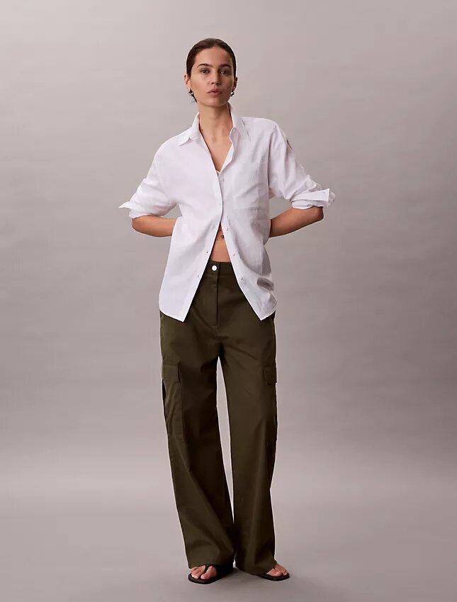 Yumuşak Twill Kargo Pantolon Yumuşak Twill Kargo Pantolon